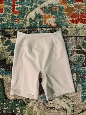 High-Waist White Women's Oner Active Shorts
